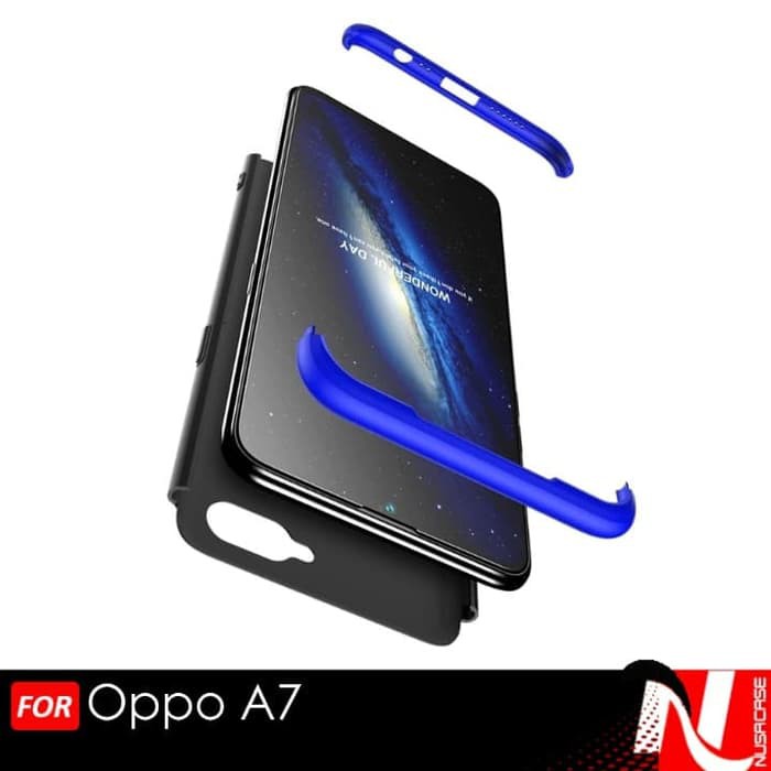 Case Oppo A7 Hardcase 360 Degre Protection Case Shock Case A7 Oppo -