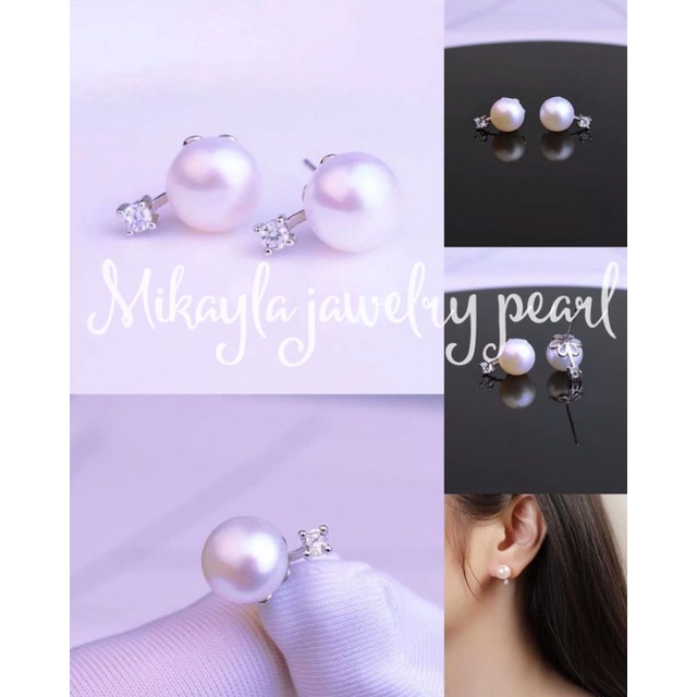 Giwang mutiara|Anting perak mutiara lombok|Anting perak 925|anting mutiara tawar|Giwang mutiara asli