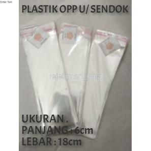 

KWALITAS PALING BAIK !!! Plastik OPP seal/lem uk.6x18 isi1000pcs