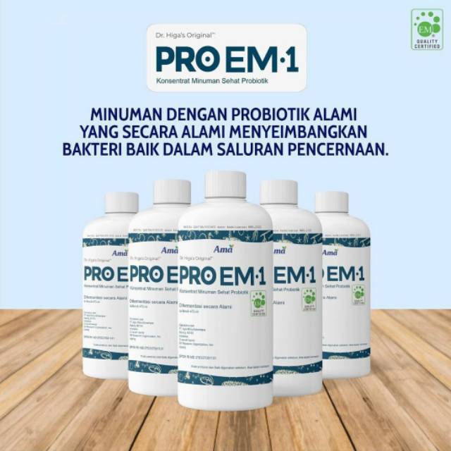 

PRO EM1.Minuman Probiotik menambah kekebalan tubuh. NEW PACKAGING.READY STOCK