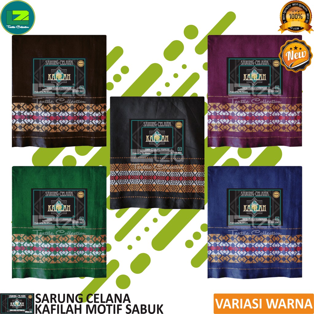 SARUNG CELANA DEWASA MOTIF SABUK SONGKET POLOS WARNA KAFILAH