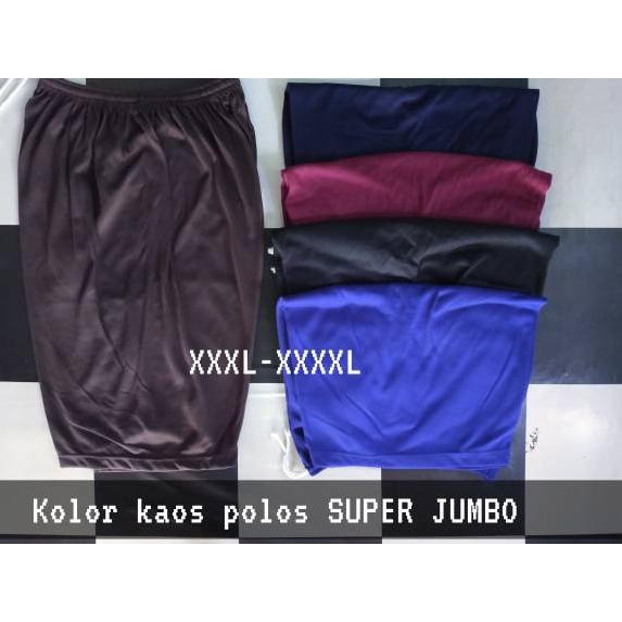 spesial❤ Celana kolor kaos SUPER JUMBO | kolor bigsize XXL - XXXXL harga bersaing