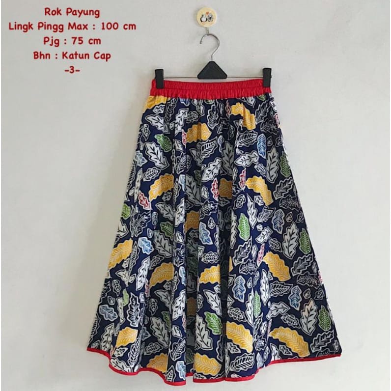 Rok batik cap 7/8 katun halus