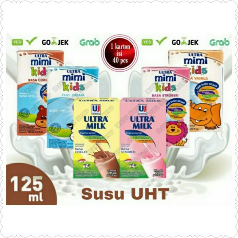 

Susu UHT Ultra Mini Kids 125ml Cokelat Vanila 1 dus