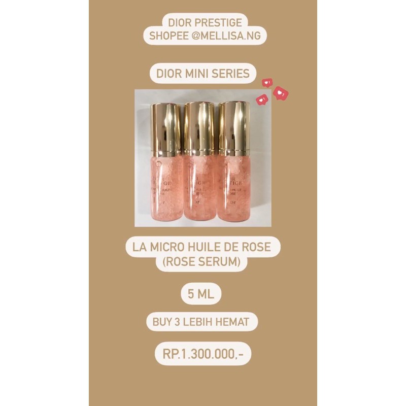 Dior Prestige 3 Rose Serum (5 ml)
