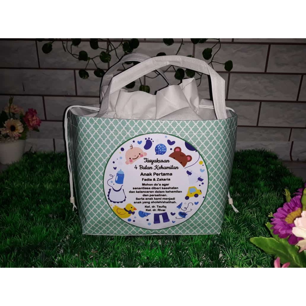 TAS 4 BULANAN KEHAMILAN / TAS SOUVENIR SERUT