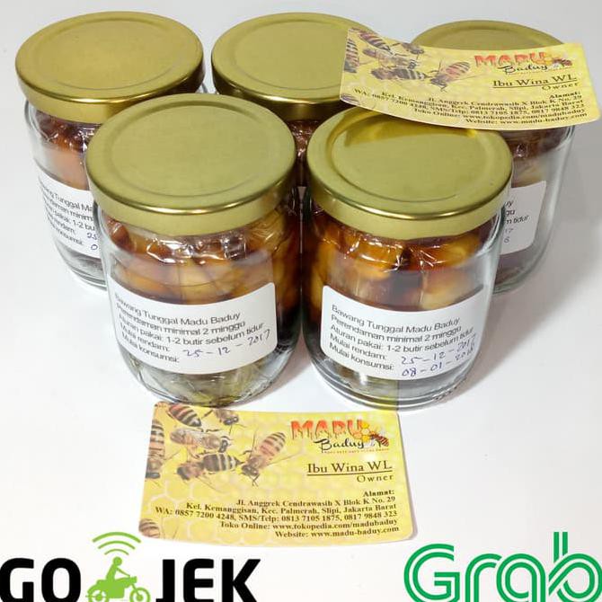 

Bawang Putih Tunggal Lanang Madu Asli Lebah Murni Hutan Baduy 250Gram