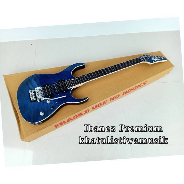 Gitar Ibanez Premium updown Gnb Korea biru