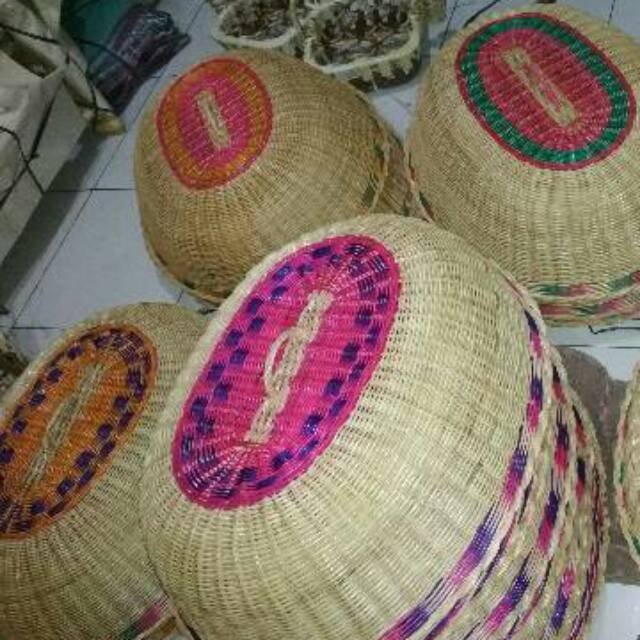 Tudung Saji Rotan Oval 37x30x14cm Shopee Indonesia