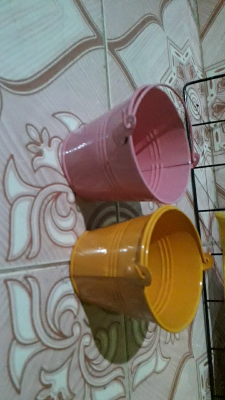 Pot Kaleng Ember Shabby Lucu Paling Murah