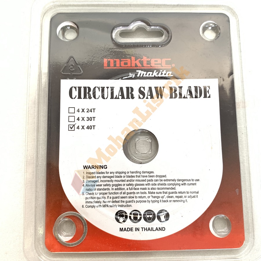 Mata Circular Saw Blade Maktec 4 Inch Mata Potong Kayu Maktec 4&quot;