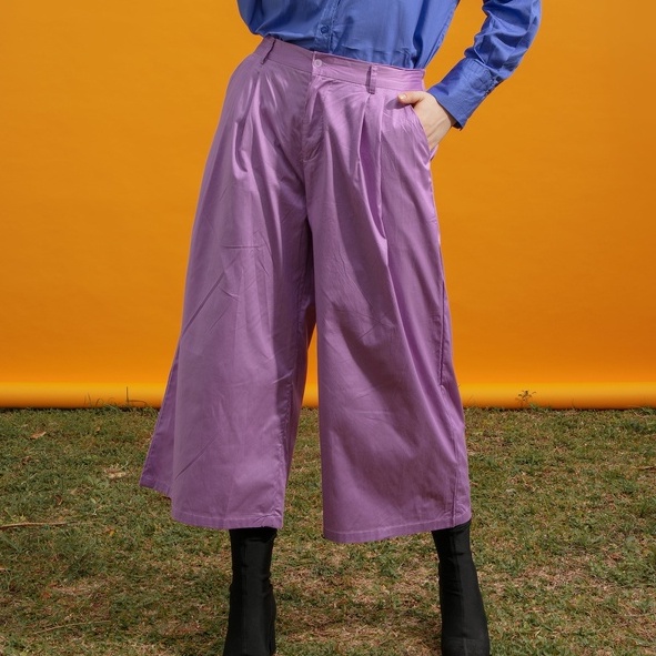 Cottoncut Jean Wide Leg Pants Celana Panjang Wanita