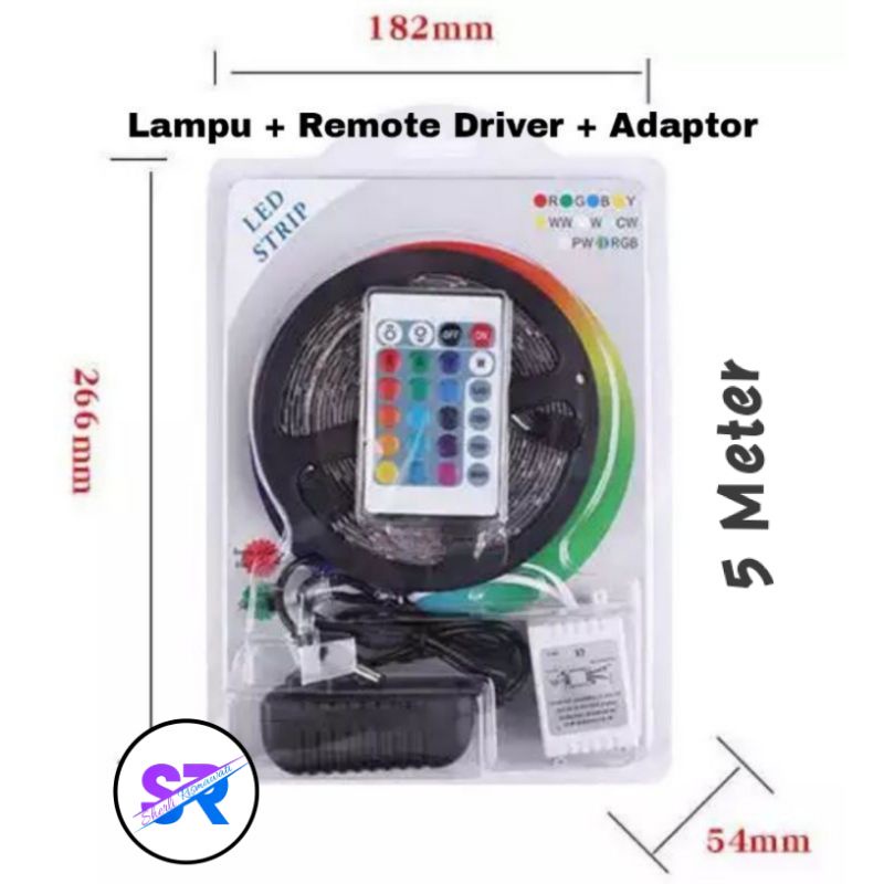 Lampu Led Strip Lampu Hias Ruang Gaming  Plafon Outdor Lampu Tempel Dinding Warna Warni