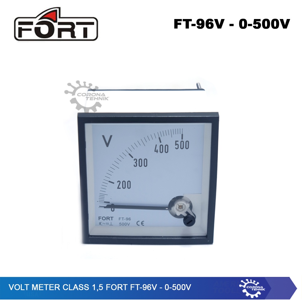 Analog AC Panel Meter - Class 1,5 FORT FT-96V - Volt Meter