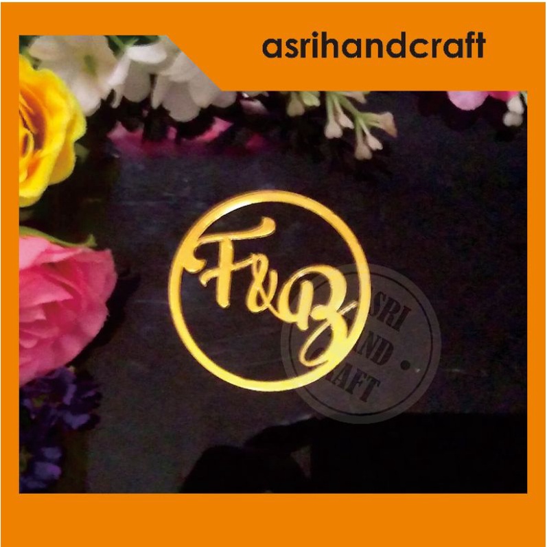 INISIAL HURUF ACCESORIS DEKORASI MAHAR