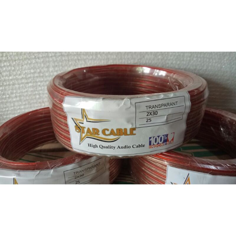 kabel audio/ kabel bening 2x30