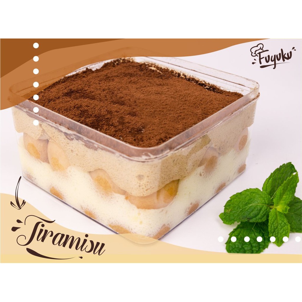 Fuyuku Dessert Box Tiramisu Rasa Coffee Promo Beli 1 Gratis 1 Shopee Indonesia