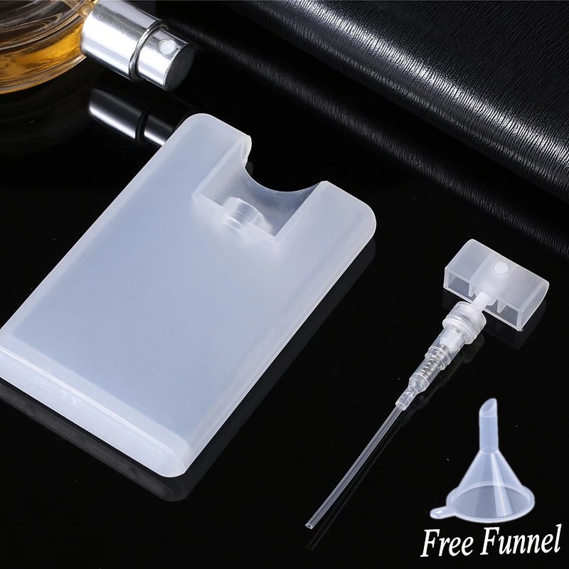 [ 20ML Mini Card Type Press Empty Sprayer Bottle ] [  Fine Mist Atomizer Separate Bottle / Refillable Perfume Sub-bottle for Travel  ]