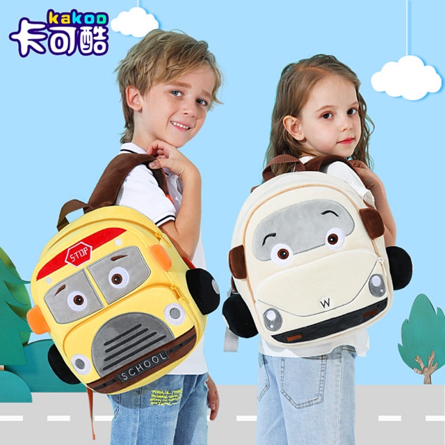 TAS RANSEL SEKOLAH ANAK KARAKTER LUCU CAR BUS TRANSFORMER