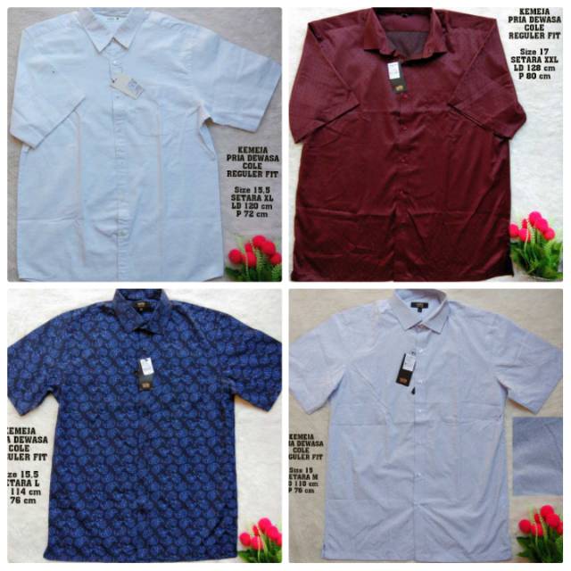 KEMEJA PRIA LENGAN PENDEK MATAHARI MURAH / KEMEJA COLE ORIGINAL MURAH