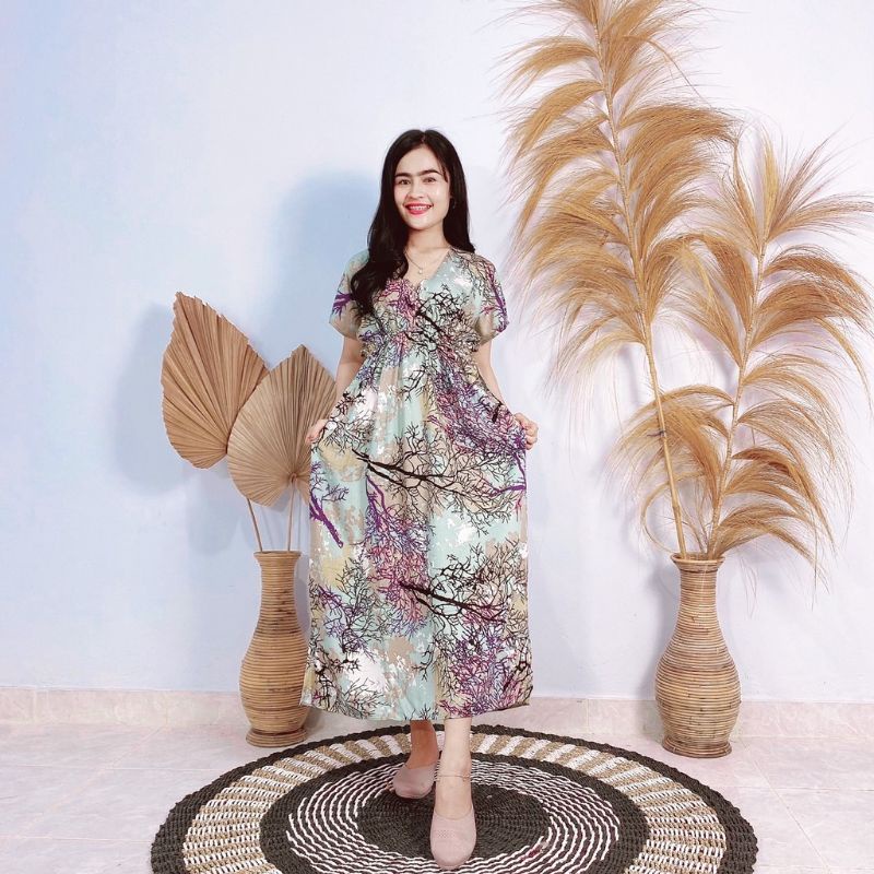 Dress Manohara Bali Jumbo Dress Kerut Daster Manohara Daster Terlaris Daster Kekinian