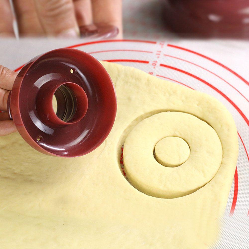 [Elegan] Pemotong Embos Rumah Fondant Doughnut DIY Baking Roti Pastry Tools