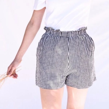 HELLO PARRY ERICA GINGHAM SHORTS