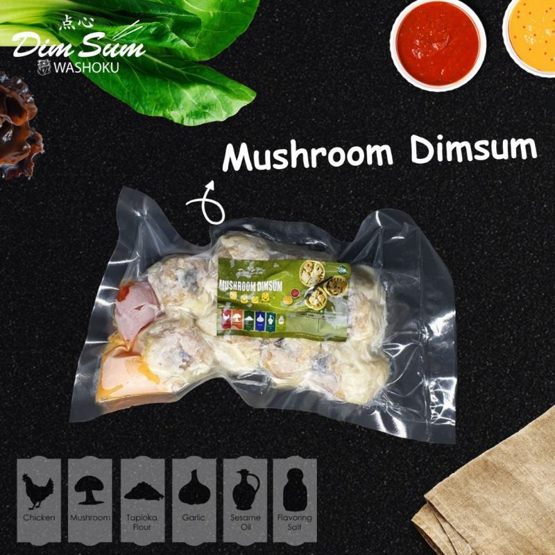 

DIMSUM MUSHROOM - WASHOKU FROZEEN DIMSUM 8PCS