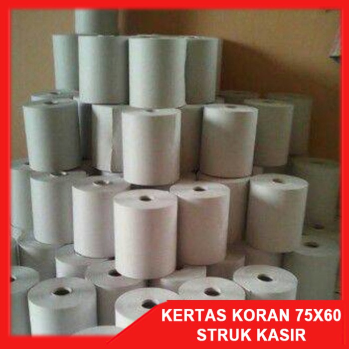 

KERTAS ROLL KORAN 75X60 STRUK KASIR - TERLARIS (ISI 50)