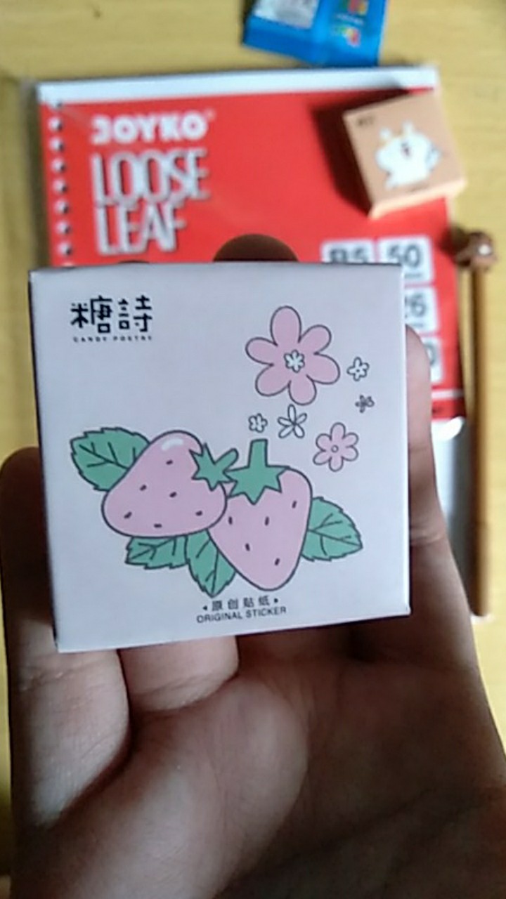 Sticker Deco Box Ichigo