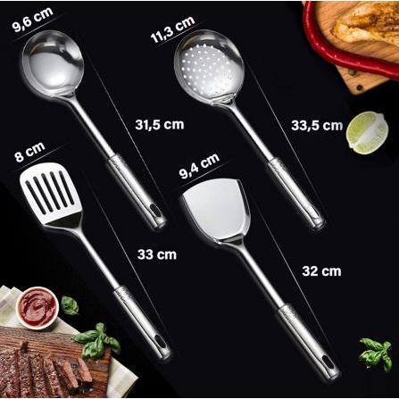 [ ABJ ] [1PCS] Spatula Stainless Spatula Centong Stainless