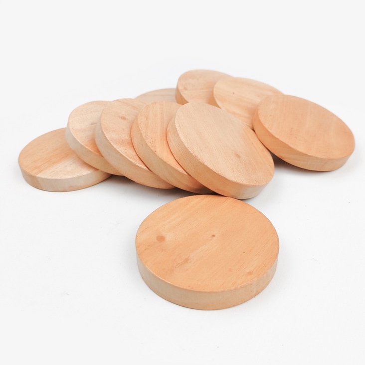 Wood Coaster / Alas Gelas / Cangkir / Tatakan Gelas Kayu Solid