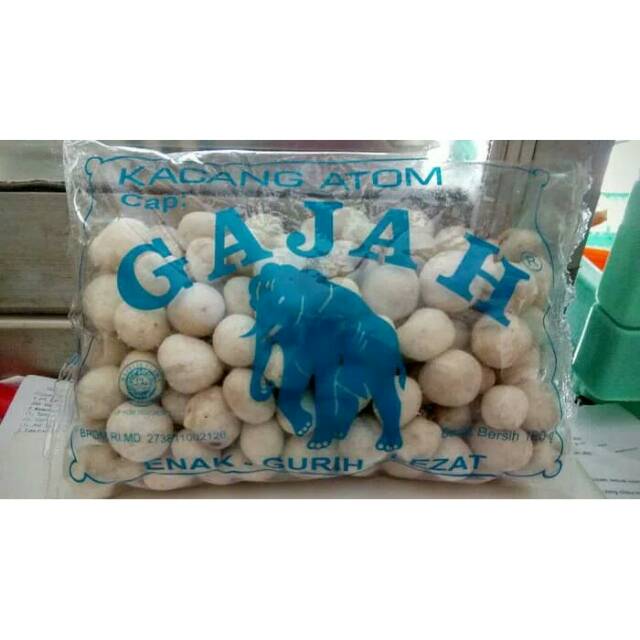 

Kacang Atom Cap Gajah 120g