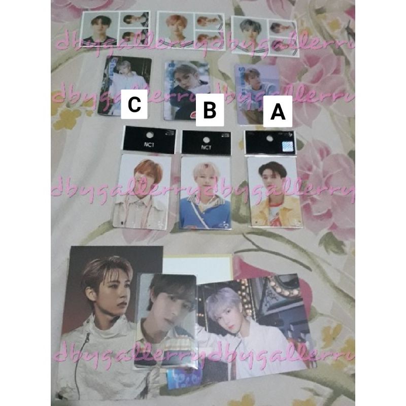 (read desc) renjun jeno haechan photocard pc cashbee china back ro school cashbee resonance pt2