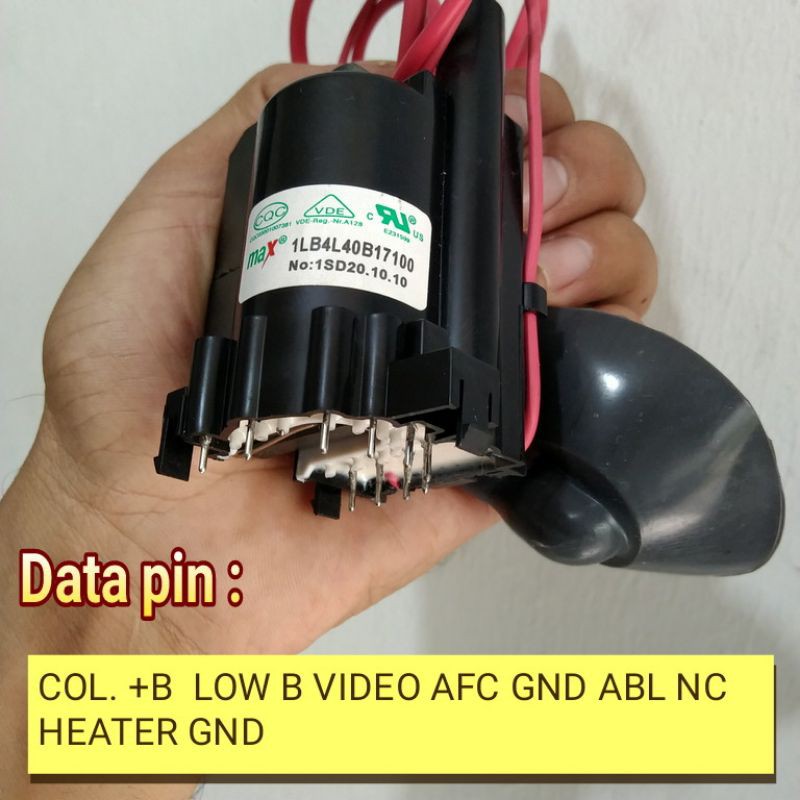 flyback fly back  tv Sanyo 21 inch 1LB4L0B17100 L40B17100