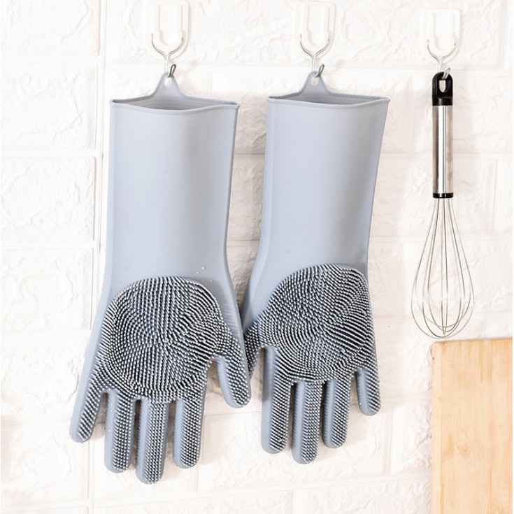 MARKAS88 Sarung Tangan Cuci Piring Silicone Dishwashing Gloves Magic Glove