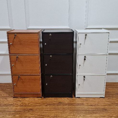 NAKAS BEDSUDE COFFE TABLE MEJA SAMPING RAK BUKU CREDENZA DRAWER RAK SUSUN 3 PINTU RAK BUKU LEMARI BU