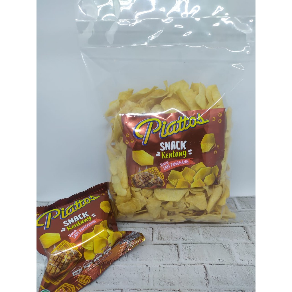 [ TERLARIS &amp; TERPERCAYA ] SNACK KILOAN PIATOS DENGAN RASA SAPI PANGGANG