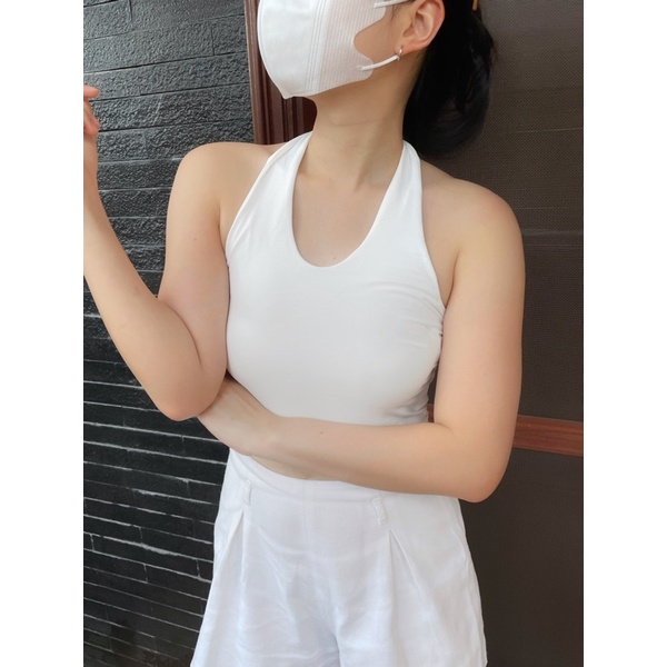 Kylie Multiway Top sexy U-Neck Halter Tanktop Korea Croptop