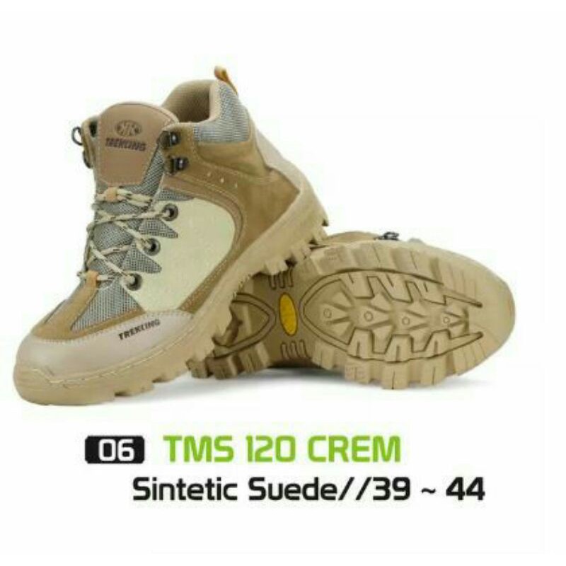 Sepatu Gunung Pria /Sepatu Boots Pria /Sepatu Camping Pria - TMS 120 Crem