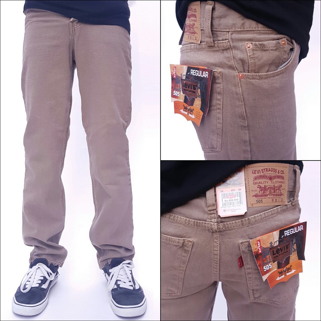 Celana Besic Jeans Standar Pria / Celana Jeans Panjang Big Size Jumbo 40 (Bisa bayar di tempa/COD)