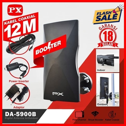 TERBARU antena digital px da 5900b indoor outdoor super jernih tv led terbaik aman original