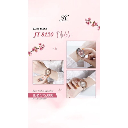 Jims Honey Jam Tangan Wanita JT 8120 ( Free Box + Baterai)