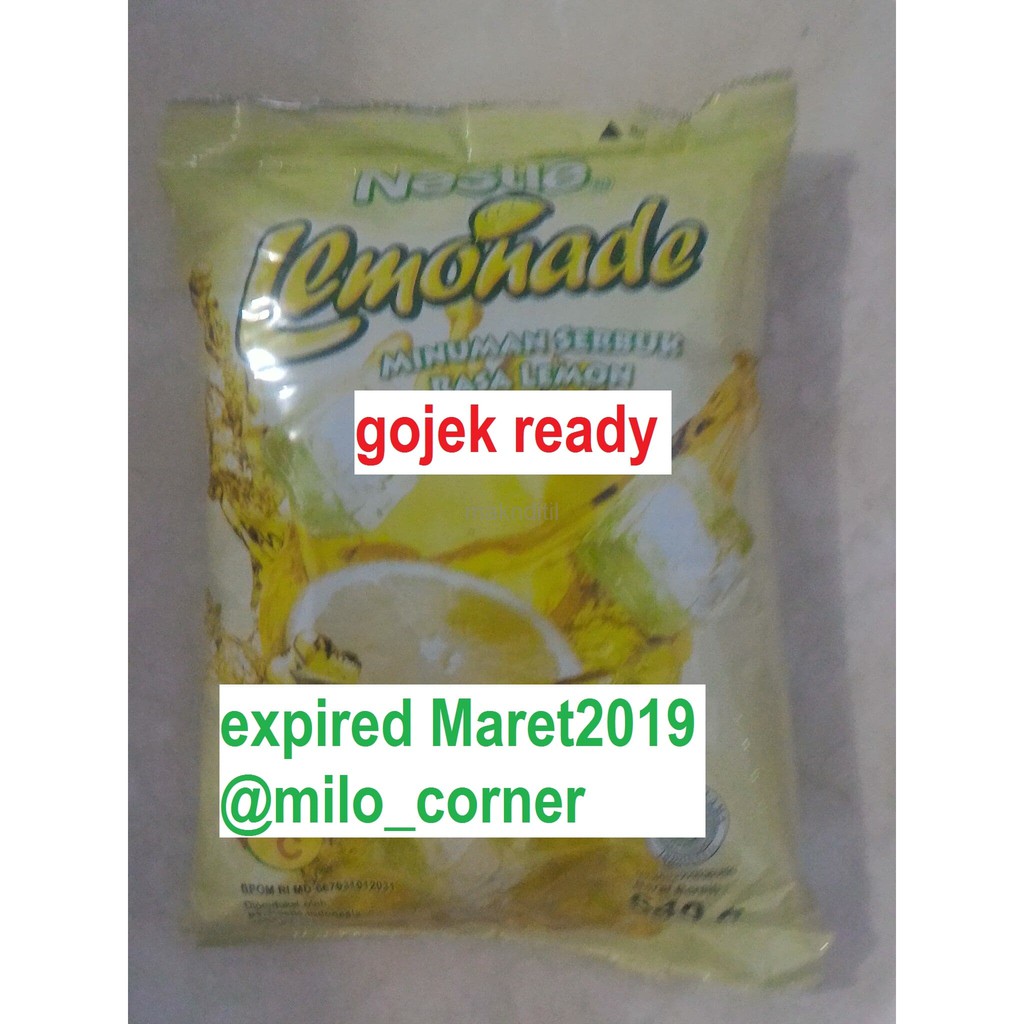 

Nestle Lemonade 640gr Kemasan Baru