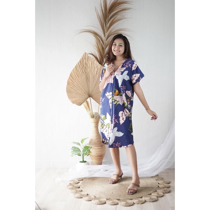 Daster Payung Busui Bali-BSI - BUTFLY NAVY