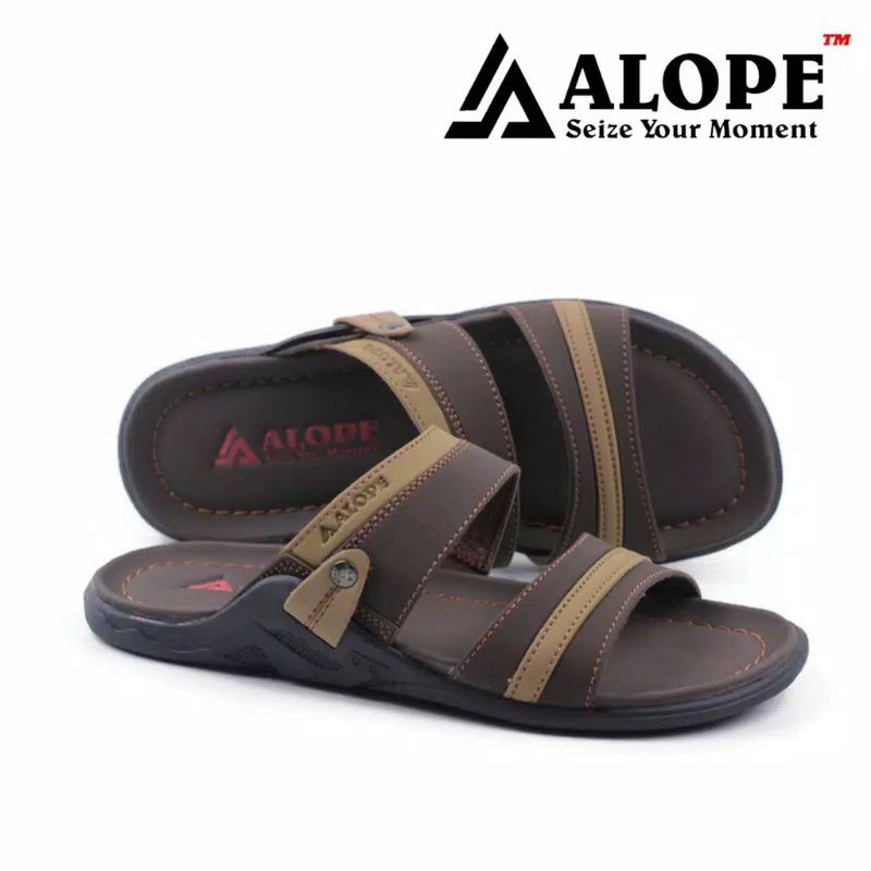 Sandal pria kulit original| 100% Sandal Cowok Kulit Import