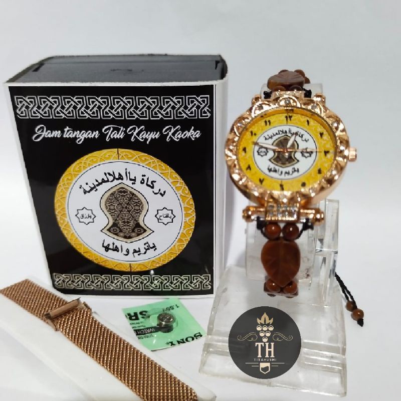 jam tangan tali kayu kaukah kokka wanita