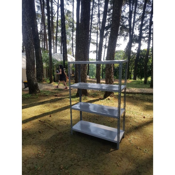 RAK BESI SIKU 4 SUSUN UK 150X120X40 4 SUSUN