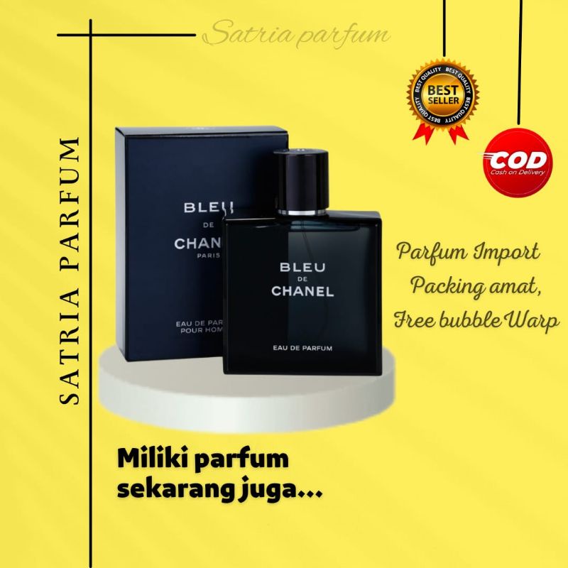 PARFUM PRIA BLUE DE CHANEL 100ML ORIGINAL IMPORT