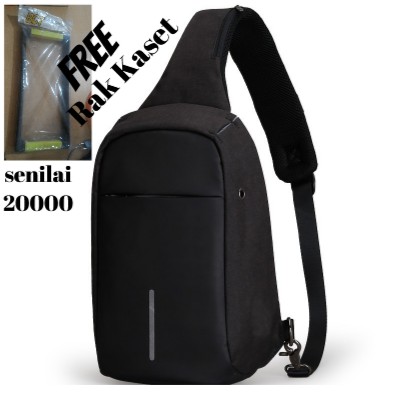 Tas Selempang  USB  (Tas Anti Maling)